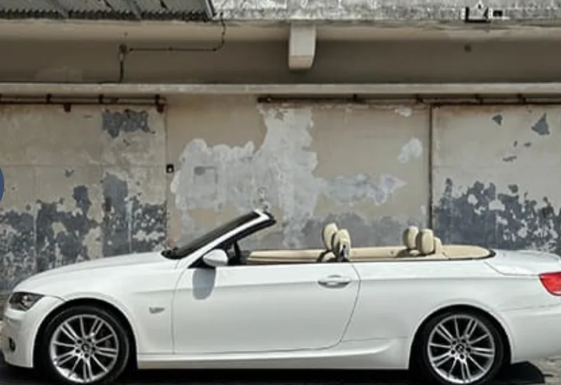 【石垣島・レンタカー】オープンタイプ自動車◆ホワイトBMWカブリオレ《最大4名乗り》無料送迎付き（No.r-23）