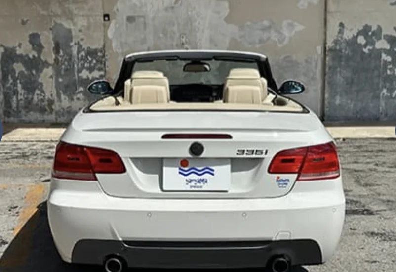 【石垣島・レンタカー】オープンタイプ自動車◆ホワイトBMWカブリオレ《最大4名乗り》無料送迎付き（No.r-23）