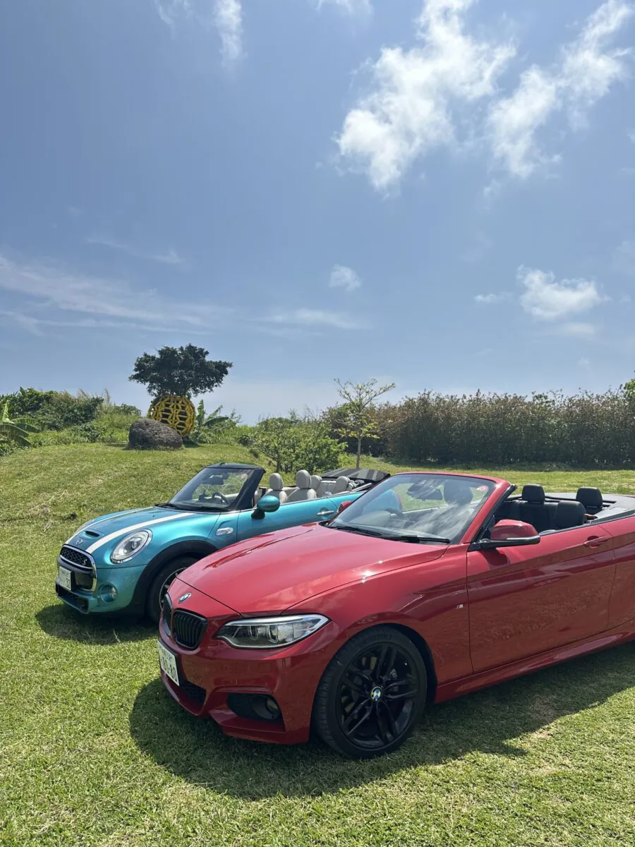 【石垣島・レンタカー】オープンタイプ自動車◆ミニクーパーコンバーチブル《最大4名乗り》無料送迎付き（No.r-22）