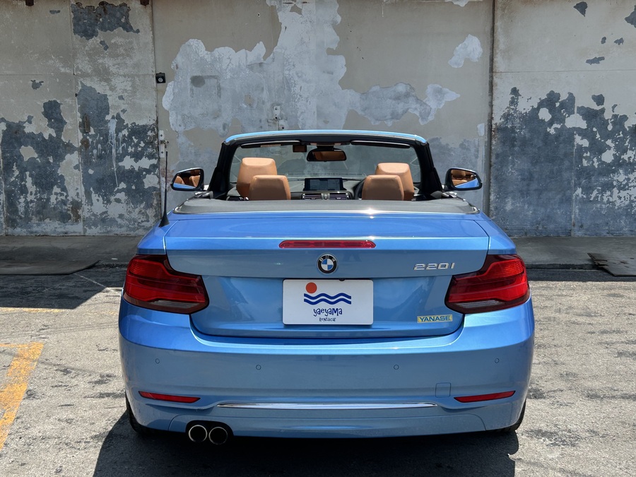 【石垣島・レンタカー】オープンタイプ自動車◆ブルーBMWカブリオレ《最大4名乗り》無料送迎付き（No.r-50）