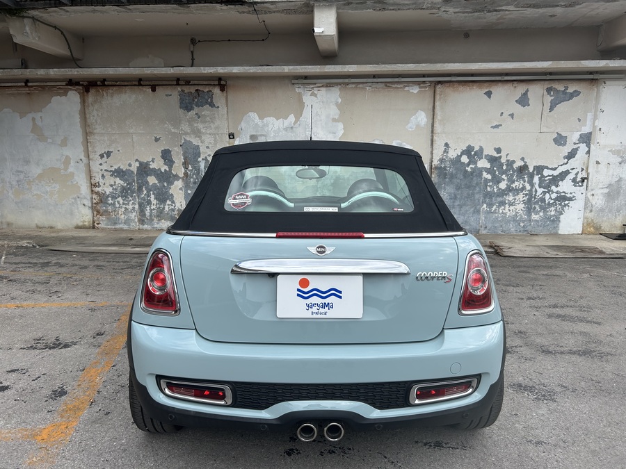 【石垣島・レンタカー】オープンタイプ自動車◆アイスブルーミニクーパーコンバーチブル《最大4名乗り》無料送迎付き（No.r-51）