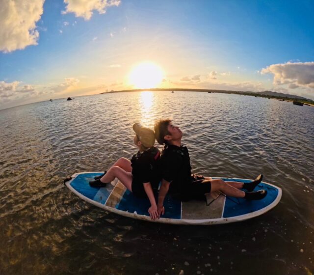 石垣島で楽しむサンセットSUP