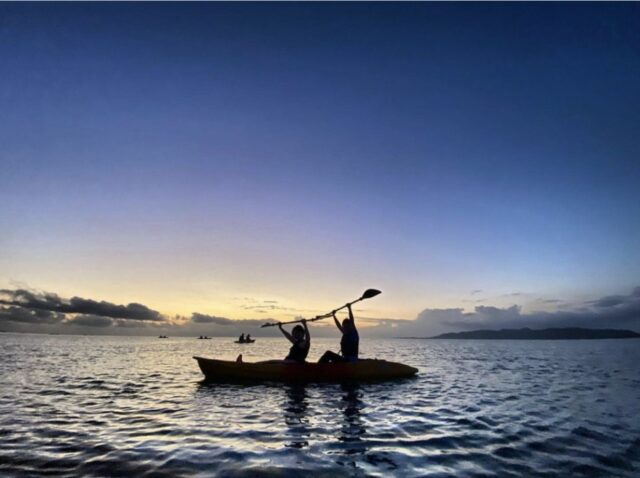 名蔵湾サンセット&ナイトカヌー(カヤック)