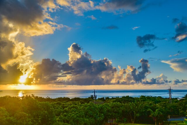 石垣島　朝日