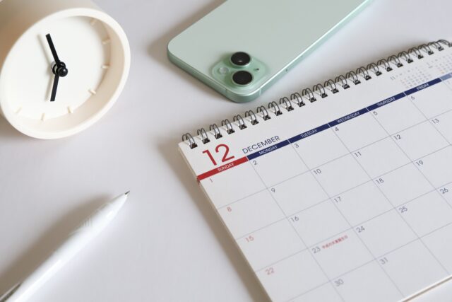 時計　スケジュール